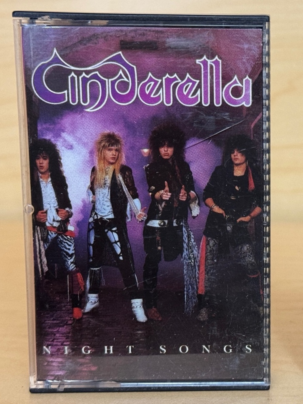 Vintage Cinderella Night Songs Cassette Tape, 1986 Mercury PolyGram